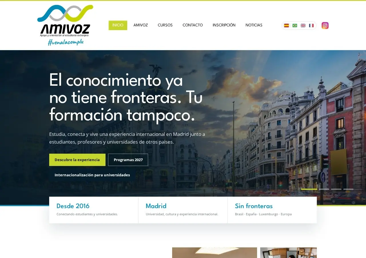 Novo site da AmiVoz feito pela GoCedro